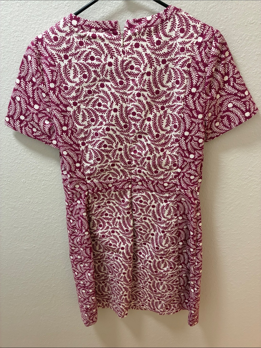 Boden Pink and White Printed Mini Dress - Picture 4 of 4